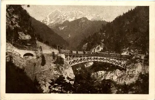 Karwendelbahn, Schlossbachbrücke -360132