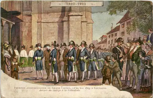 Lausanne - Premiere Assermentation du Grand Conseil -435114