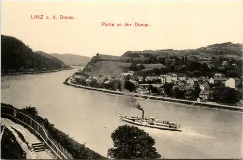 Linz a d Donau, Partie an der Donau -360252