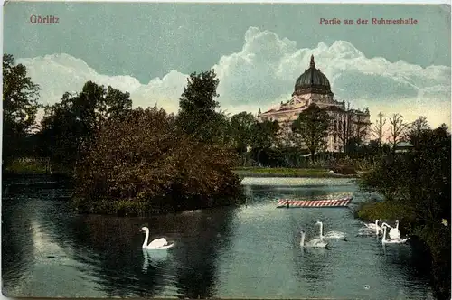 Görlitz, Partie an der Ruhmeshalle -360370