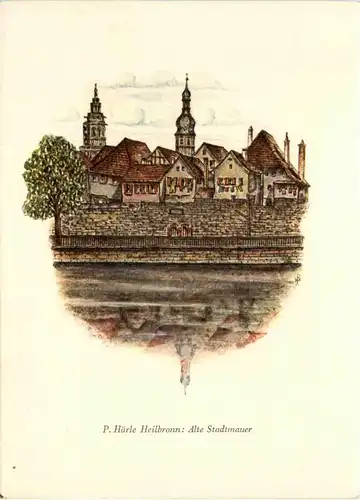 Heilbronn, alte Stadtmauer -360898