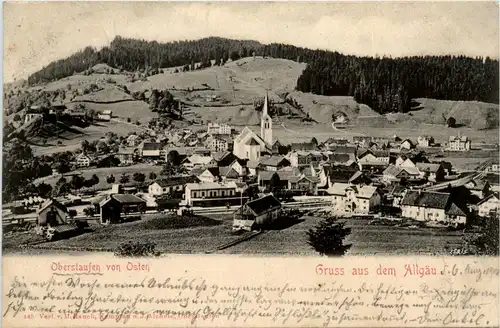 Gruss aus Oberstaufen, von Osten -359786