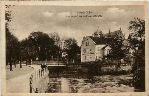 Zweibrücken, Partie bei der Napoleonsbrücke -360424