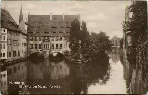 Nürnberg, Blick von der Museumbrücke -359826