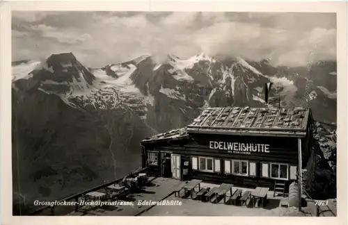 Grossglockner-Hochalpenstrasse, Edelweisshütte -360216