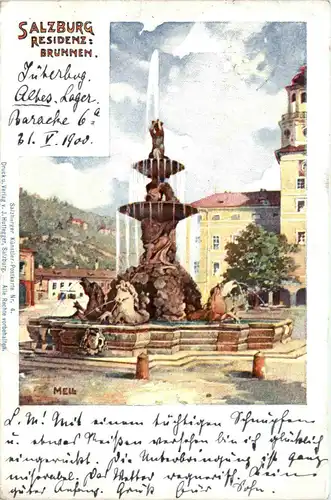 Salzburg, Residenz, Brunnen -361396