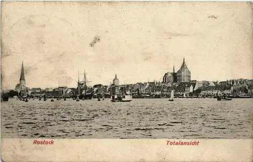 Rostock, Totalansicht -359482