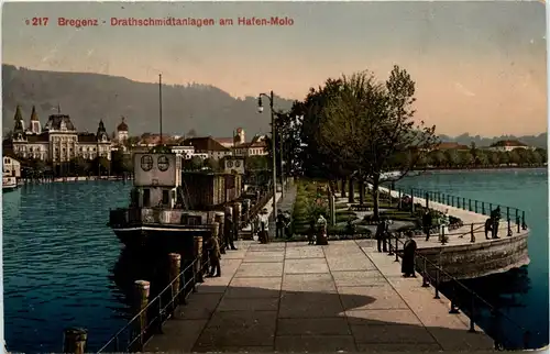 Bregenz/Vorarlberg, div.Orte und Umgebung - Bregenz, Dratschmidtanlagen am Hafen-Molo -336482