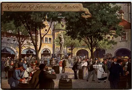 München, Hofbräuhaus, Kneiphof -361126