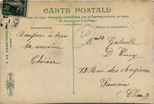 Geneve - Le Quai de la Poste -435050