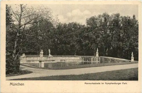 München, Marmorkaskade im Nymphenburger Park -359662
