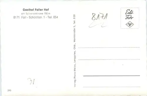 Gasthaus Faller Hof am Sylvensteinsee, Fall -361766