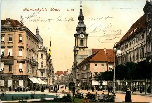 Graz/Steiermark und Umgebung - Bismarckplatz -336856