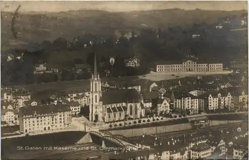 St. Gallen mit Kaserne -435290