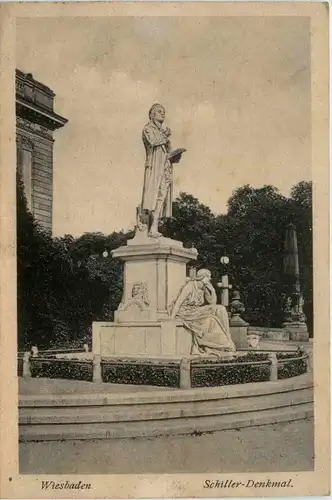 Wiesbaden, Schiller-Denkmal -359920