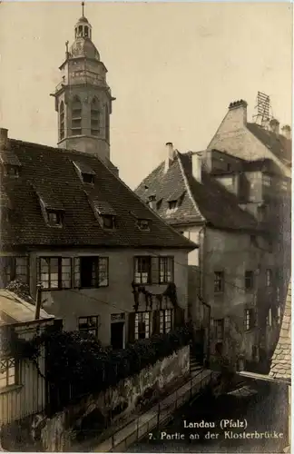 Landau Pfalz, Partie an der Klosterbrücke -360502