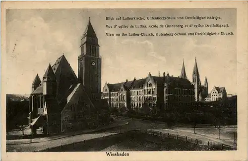 Wiesbaden, Blick auf Lutherkirche -359940