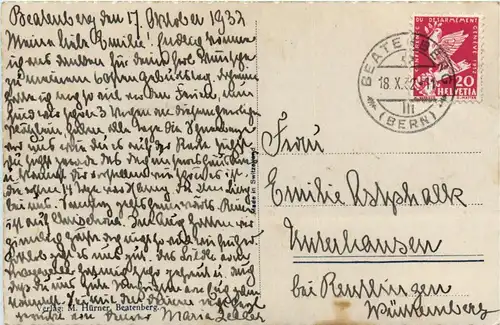 Beatenberg, Eiger-Mönch-Jungfrau -360972