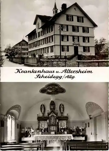 Scheidegg, Krankenhaus u. Altersheim -361794