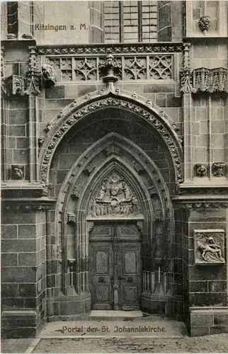 Kitzingen, Portal der Johanniskirche -361114