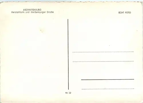 Aschaffenburg, Herstallturm und Weissenburgerstrasse -360914