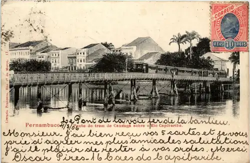 Brasil - Pernambuco - Ponte do trem de Caxauga -435708