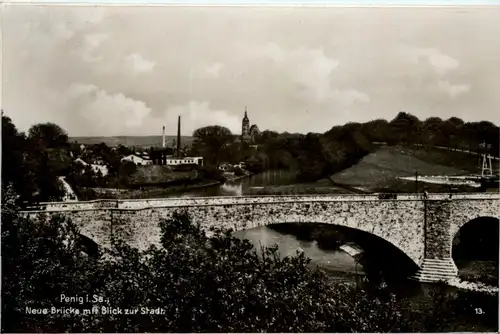 Penig in Sachsen - Neue Brücke -408576