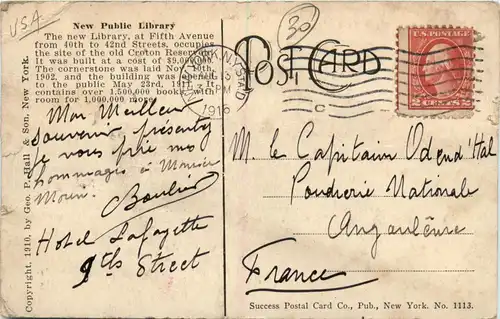 New York City - New Public Library -436318