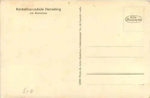 Herrsching, am Ammersee, Reichsfinanzschule -361570