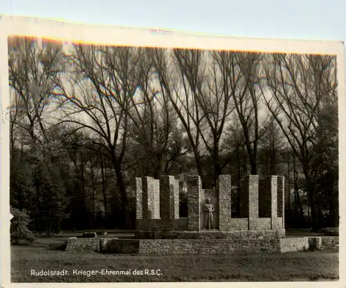 Rudolstadt, Thür., Krieger-Ehrenmal des R.S.C. -360692