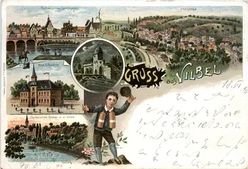 Gruss aus Vilbel - Litho -437208