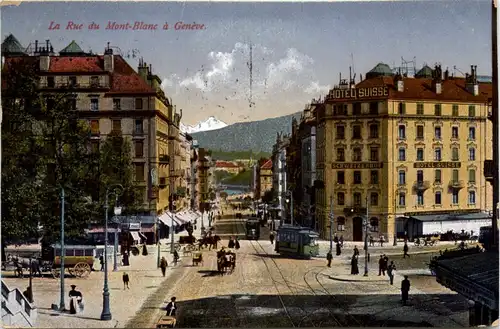 Geneve - Rue du Mont Blanc -437588