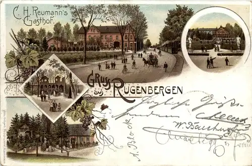 Gruss aus Rugenbergen - Litho -437258