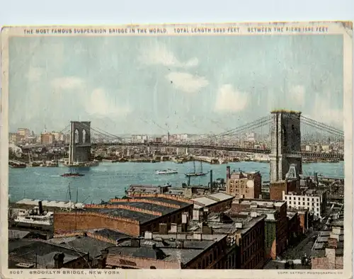 New York City - Brooklyn Bridge -436312
