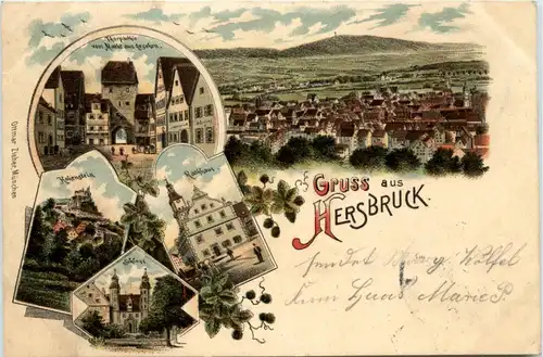 Gruss aus Hersbruck - Litho -437278