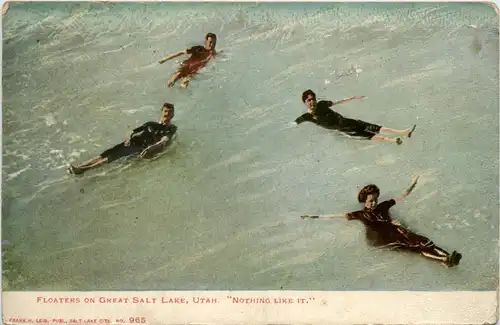 Utah - Floaters on Great Salt Lake -437034
