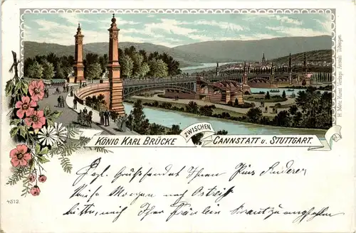 Cannstatt Stuttgart - Litho -437272