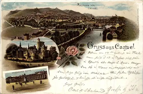 Gruss aus Cassel - Litho -437312