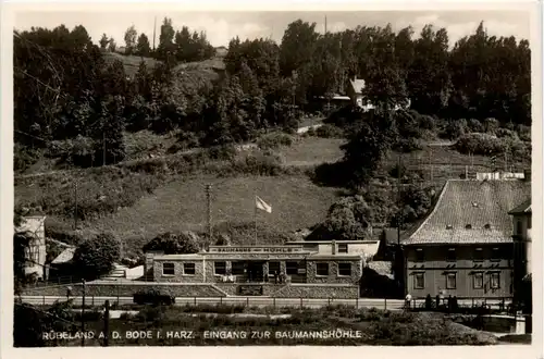 Rübeland a.d. Bode i. Harz, Eingang zur Baumannshöhle -361488