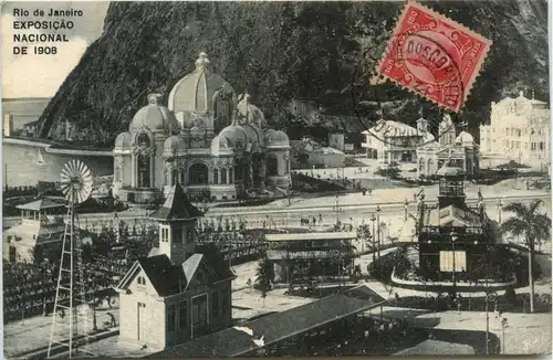Brasil - Rio de Janeiro - Exposicao National 1908 -435746