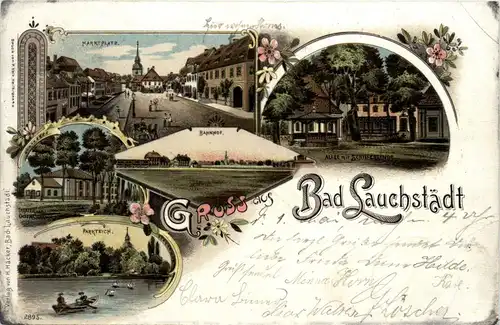 Gruss aus Bad Lauchstädt - Litho -437242