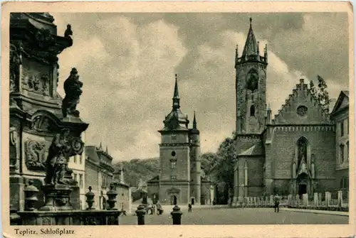 Teplitz - Schlossplatz -409274