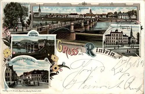 Gruss aus Rinteln - Litho -437302