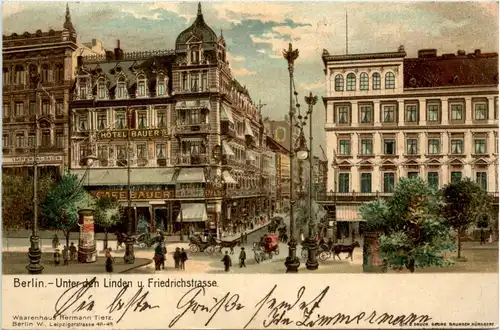 Berlin - Unter den Linden - Litho -437166