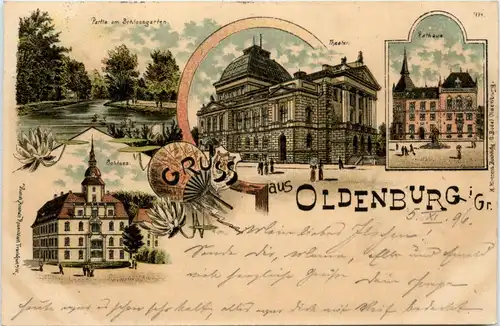 Gruss aus Oldenburg - Litho -437206