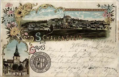 Gruss aus Schauenstein - Litho -437306