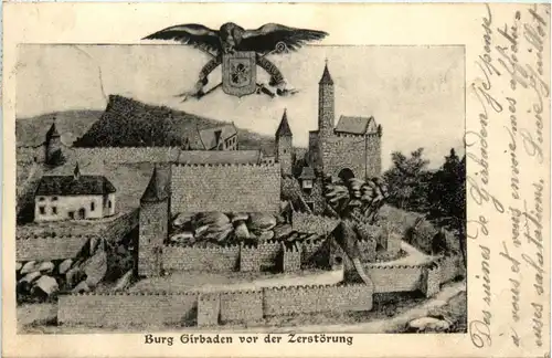 Burg Girbaden vor der Zerstörung -438072