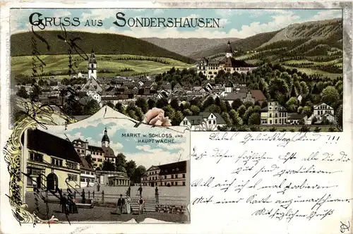 Gruss aus Sondershausen - Litho -437204