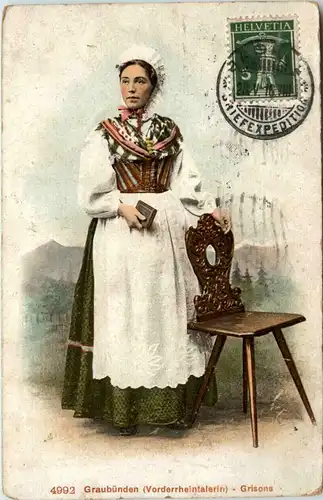 Graubünden - Grisons Tracht -438814