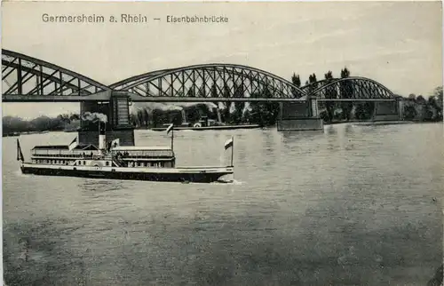 Germersheim - Eisenbahnbrücke -438022